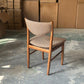 Vintage Solid Wood Dining Chair Classic Retro Wooden Seat with Backrest